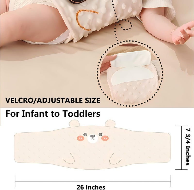 ISANPAN New Generation Baby Colic and Gas Relief - Baby Heating/Vibrating Tummy Wrap,Slight Vibration And Gentle Heat Relief of Upset Stomach And Helps Baby Fall Asleep - Image 4